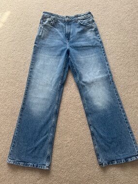 H&M Kids Blue Straight-Leg Jeans